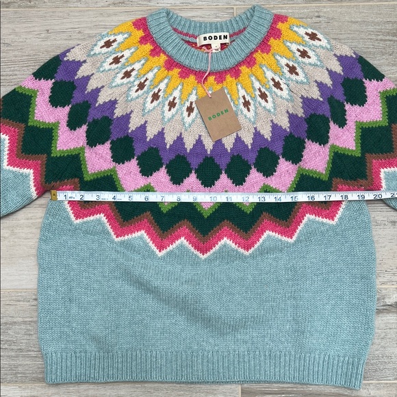 Boden Eleanor Fair Isle Sweater - Picture 8 of 10
